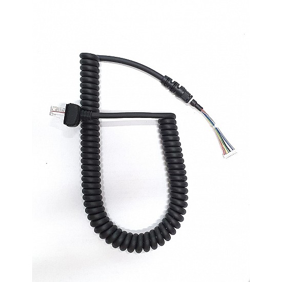 Replacement Curly Cord suits ICOM HM-182 Microphone