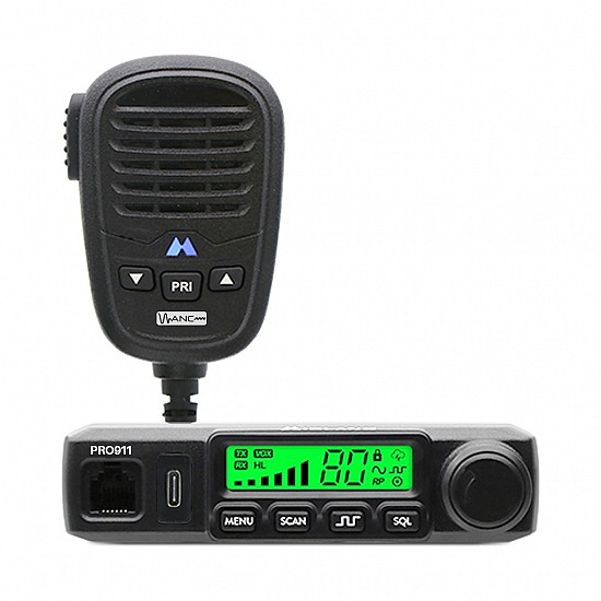 Midland PRO911 12/24V Compact UHF CB Radio