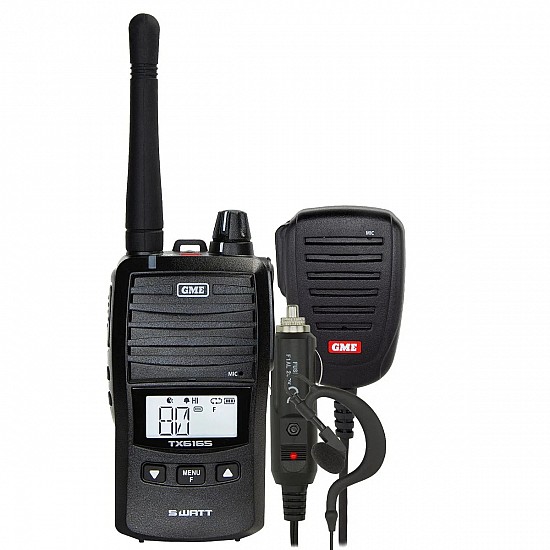 GME TX6165 5 watt IP67 Handheld UHF CB Radio