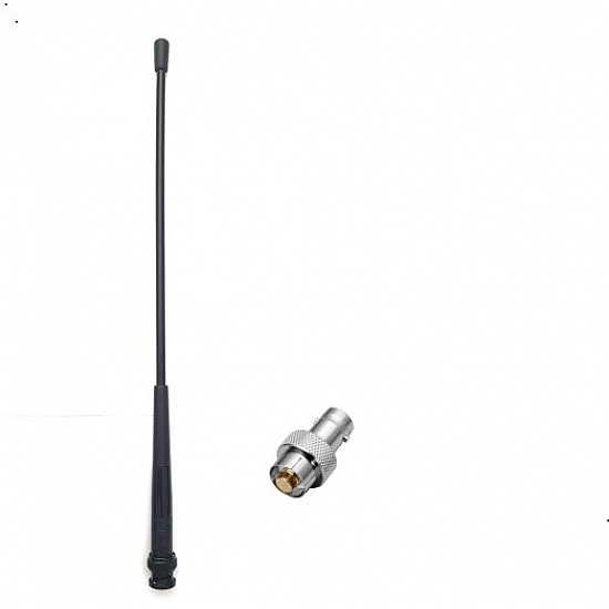 High Gain 4dB All Black UHF CB Long Range Antenna For ICOM Handhelds