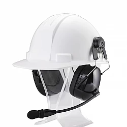 Heavy Duty Dual Earmuff Noise Cancelling Headset ( Hard hat model ) Heavy Duty Dual Earmuff Noise Cancelling Headset ( Hard hat model )