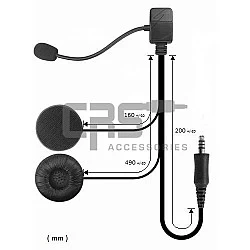 CRS HKH Motorcycle Helmet Kit CRS HKH Motorcycle Helmet Kit