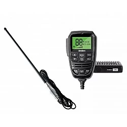 Uniden X76 Compact 80 Channel UHF CB + 5dBi Bullabar Antenna Kit Uniden X76 Compact 80 Channel UHF CB + 5dBi Bullabar Antenna Kit