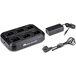 Midland CA15-6 6 Bay Drop In Multi Charger + Adaptor For G15/18/ARCTIC Midland CA15-6 6 Bay Drop In Multi Charger + Adaptor For G15/18/ARCTIC