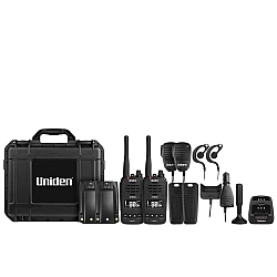 Uniden XTRAK 50-2TP 80 CH UHF CB Handheld Tradies Pack Uniden XTRAK 50-2TP 80 CH UHF CB Handheld Tradies Pack